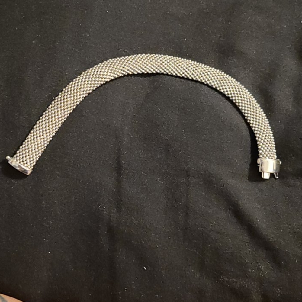 Sterling mesh bracelet